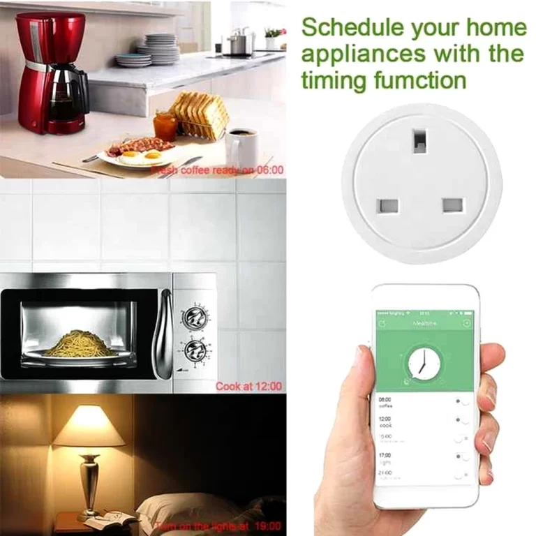 WIFI UK Smart Plug Mini Power Monitor Socket Remote Voice App Control Timing Smart Home Work With Tuya Google Home Alexa - Image 5