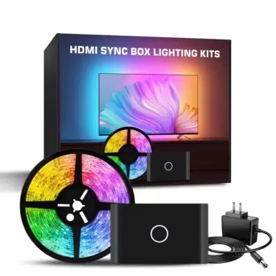 TV LED Backlights Strip Lights with HDMI 2.0 Sync Box
