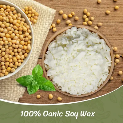 Soy wax flake for candle making 100% organic 1